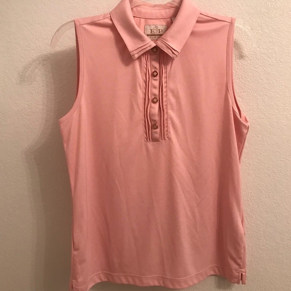 EP PRO TOUR TECH Sleeveless Pin Tuck Detail  Shirt - Picture 7 of 7